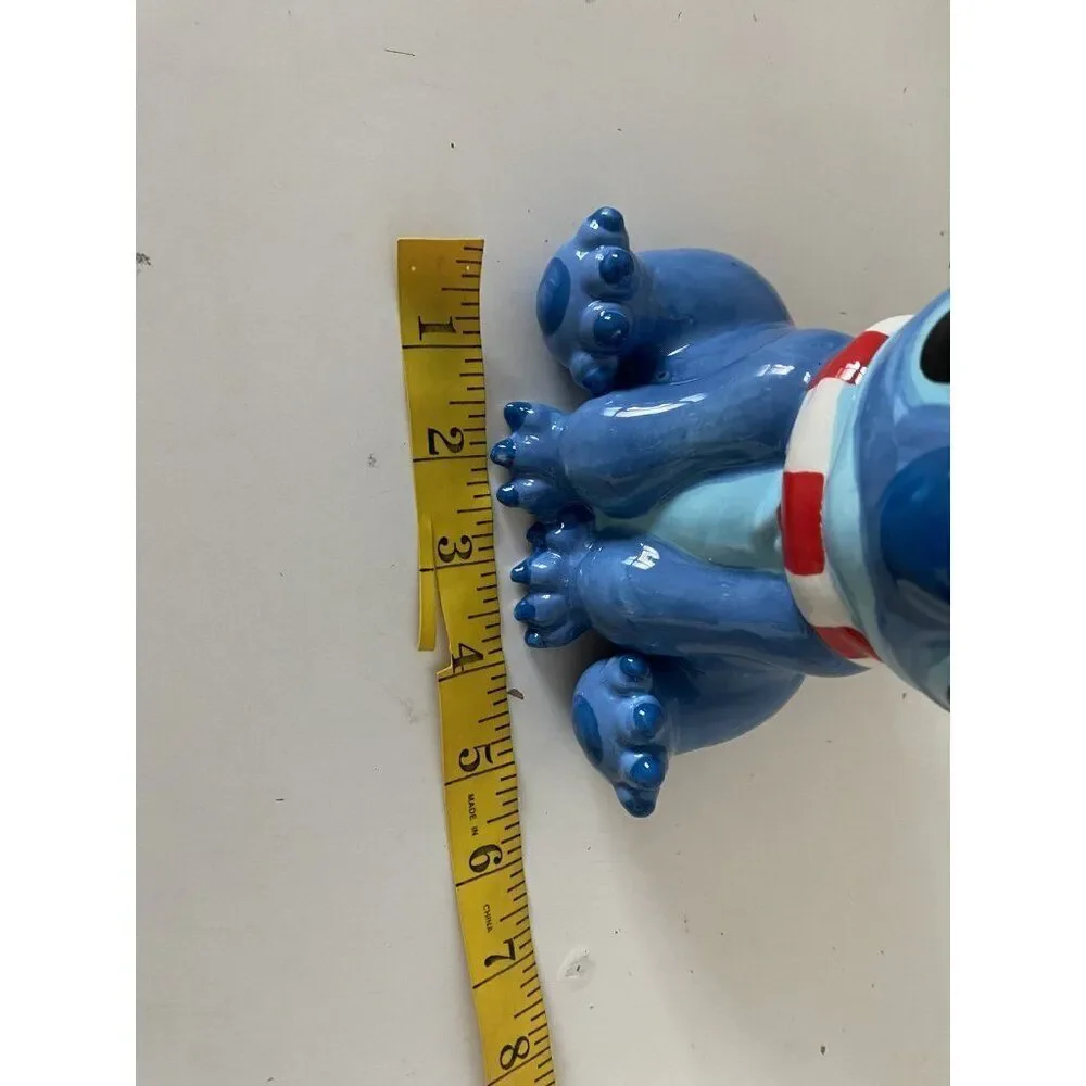 Disney Stitch With Antlers and Scarf Christmas Holiday Soap Lotion Dispenser NEW